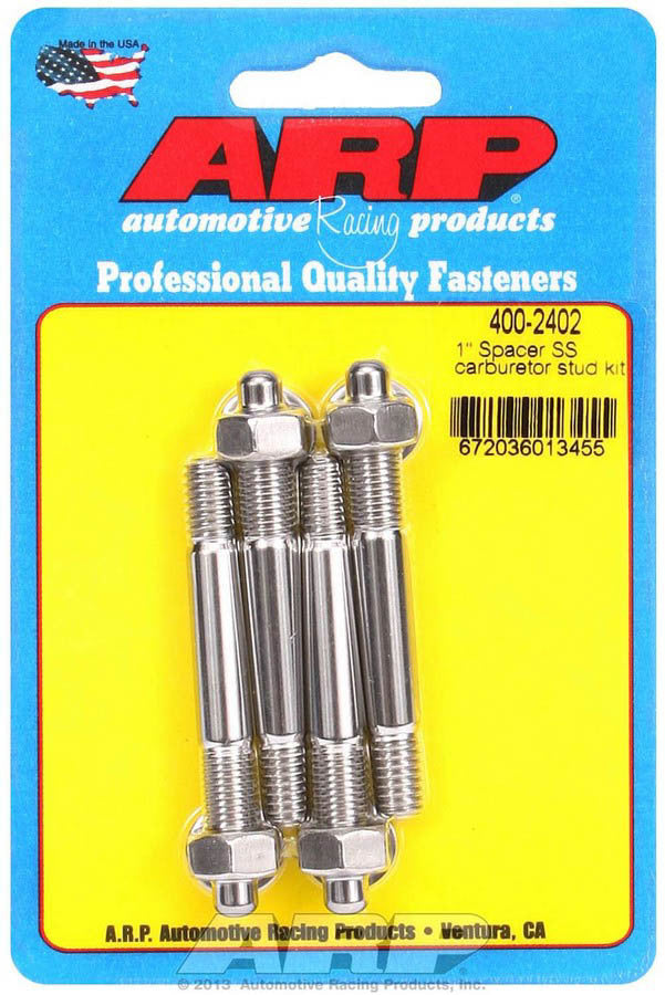 S/S Carburetor Stud Kit 5/16in x 2.700in OAL