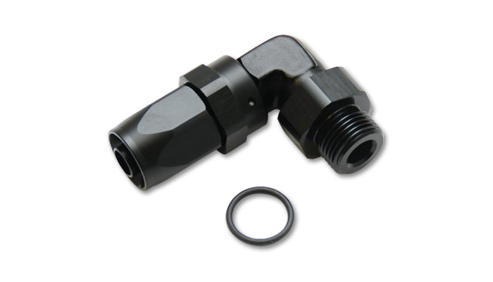 Male -10AN x 3/4-16 90 Degree Hose End Fitting