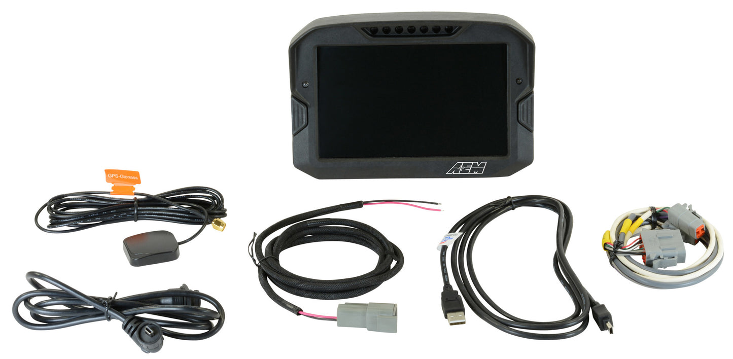 AEM CD-7LG Carbon Logging Display with Internal GPS