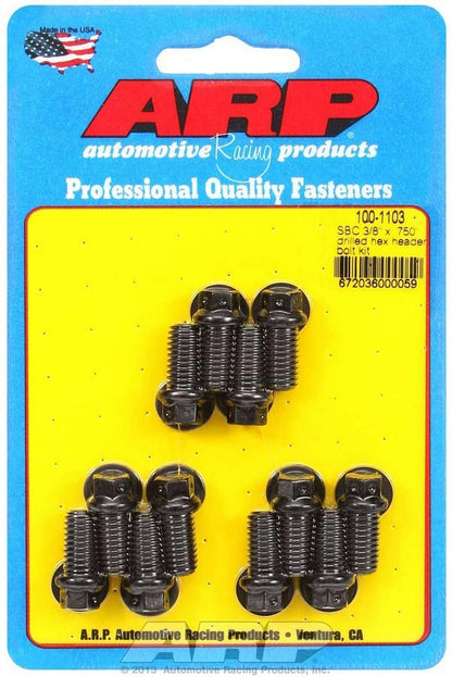 Header Bolt Kit - 6pt. 3/8 x .750 UHL (12)