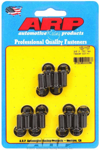 Header Bolt Kit - 6pt. 3/8 x .750 UHL (12)