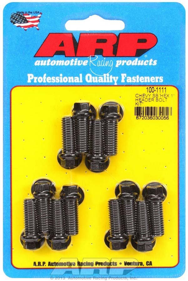 Header Bolt Kit - 6pt. 3/8 x 1.00 UHL (12)