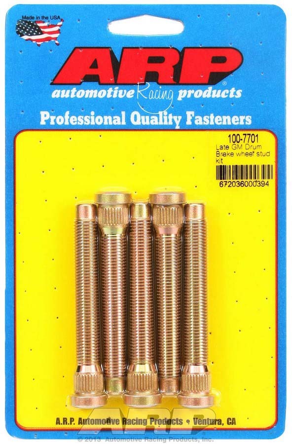 Wheel Stud Kit - 7/16-20 3.165/.486 Knurl (5)