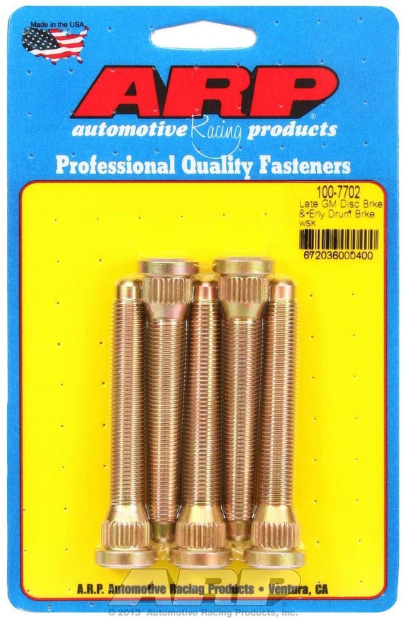 Wheel Stud Kit - 7/16-20 3.200/.580 Knurl (5)