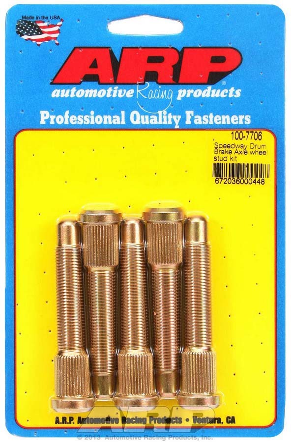 Wheel Stud Kit - 1/2-20 2.970/.568 Knurl (5)