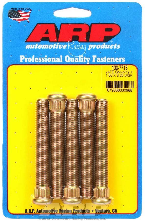 Wheel Stud Kit - M12x1.5 3.250/.509 Knurl