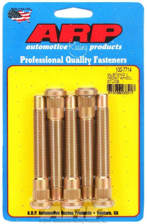 Wheel Stud Kit - 1/2-20 3.435/.554 Knurl