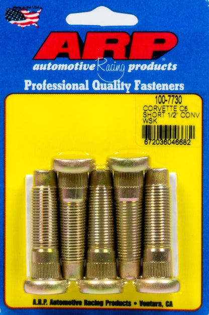 Wheel Stud Kit 5pk C5 Corvette 1/2-20 Conv.