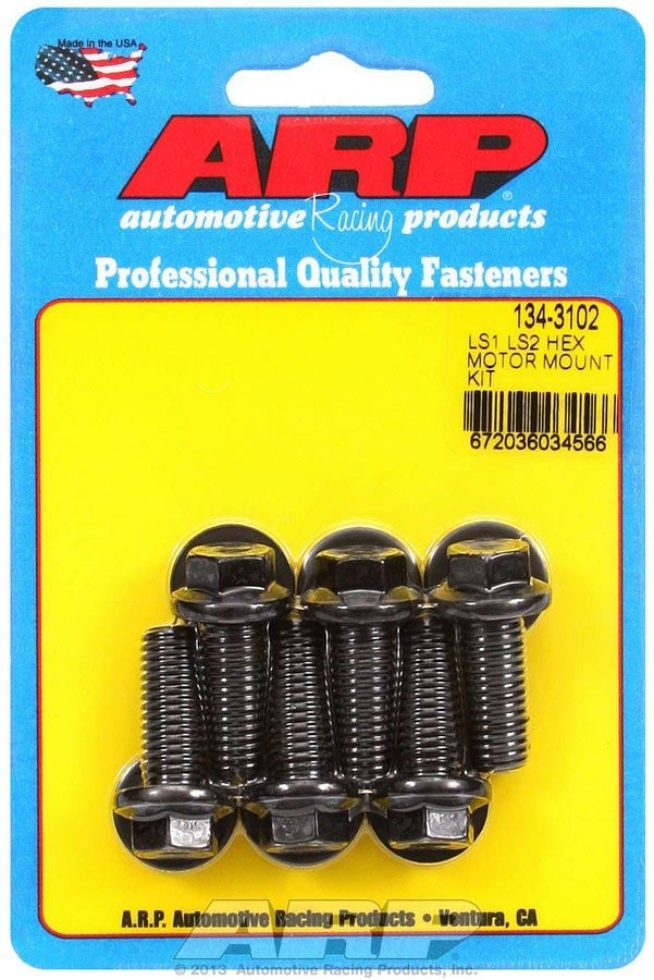 Motor Mount Bolt Kit 6pt. LS1/LS2