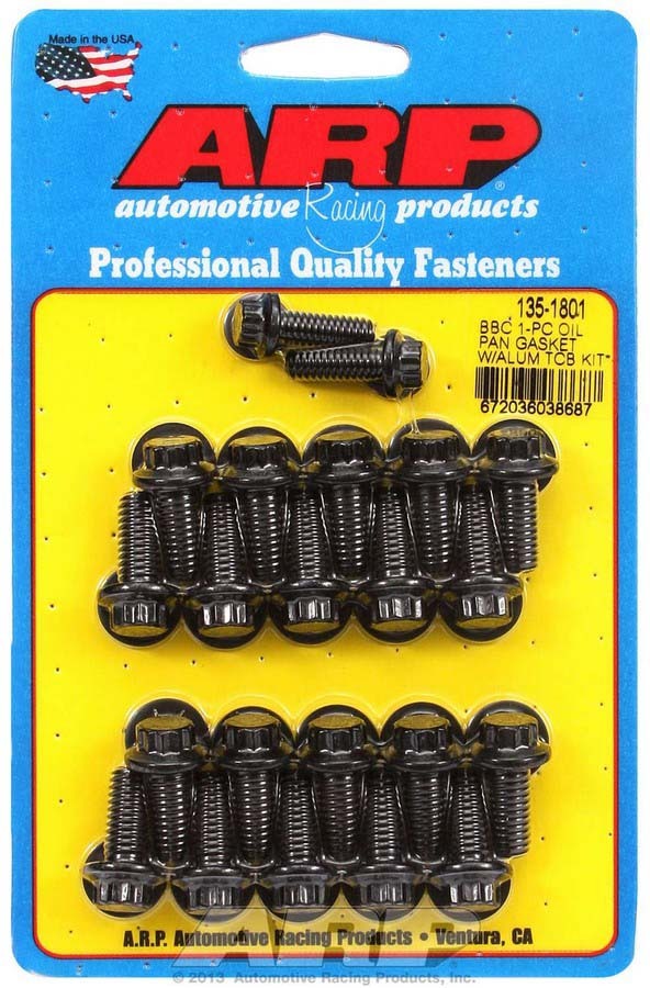 BBC Oil Pan Bolt Kit - 12pt.