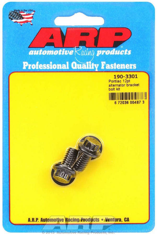 Pontiac 12pt Alternator Bracket Bolt Kit