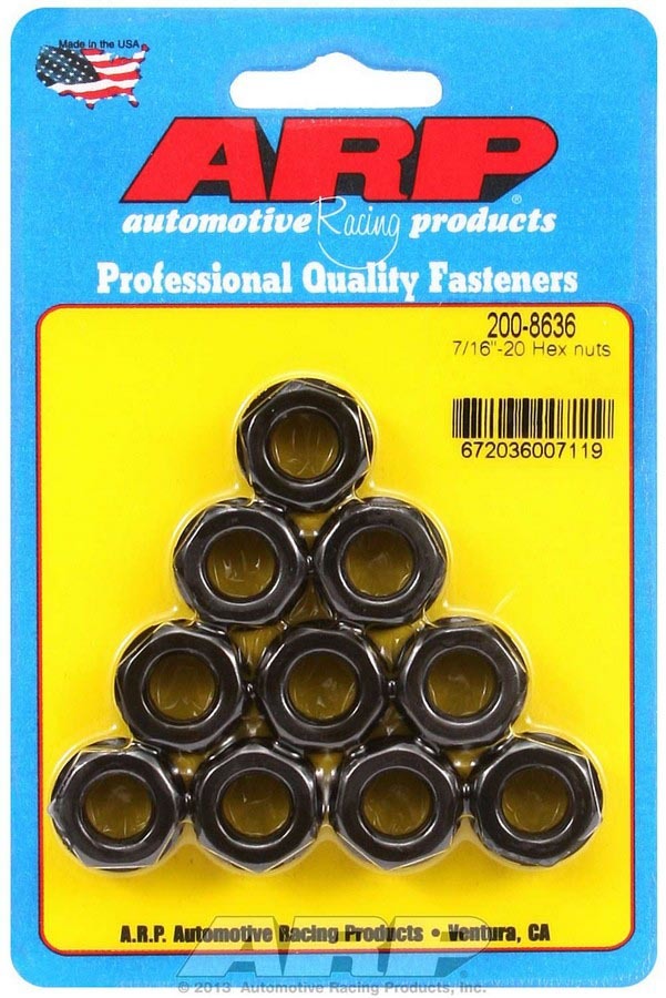 Hex Nuts - 7/16-20 (10)