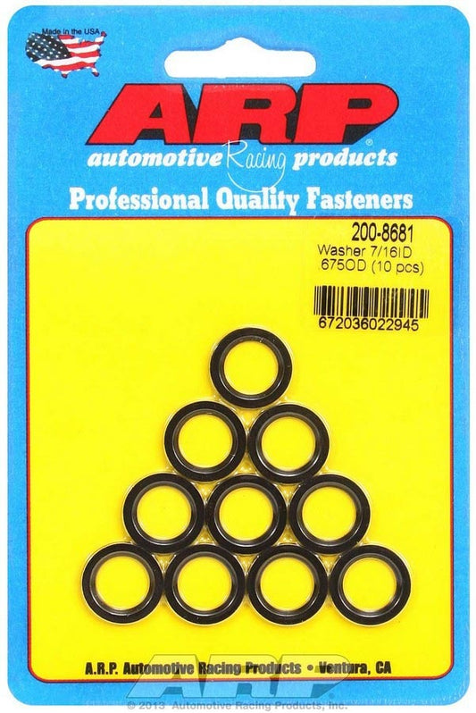 Conn. Rod Washers - 7/16 ID x .675 OD Chamfer(10)