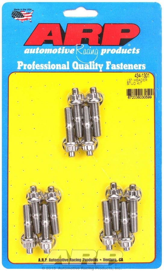 S/S Header Stud Kit - M8 x 1.750in OAL (12)