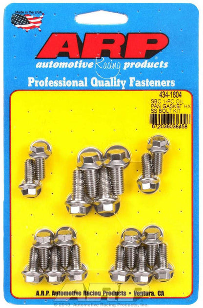 SBC S/S Oil Pan Bolt Kit