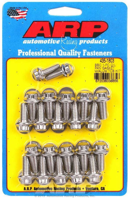 BBC S/S Oil Pan Bolt Kit 12pt.