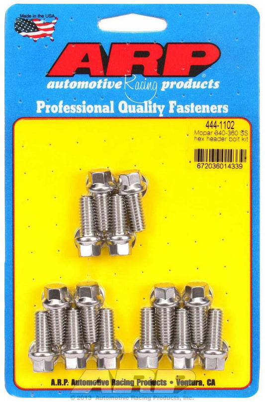 S/S Header Bolt Kit - 5/16 x .750 UHL (14)