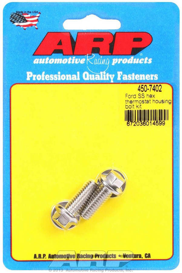 S/S Thermostat Housing Bolt Kit 6pt.