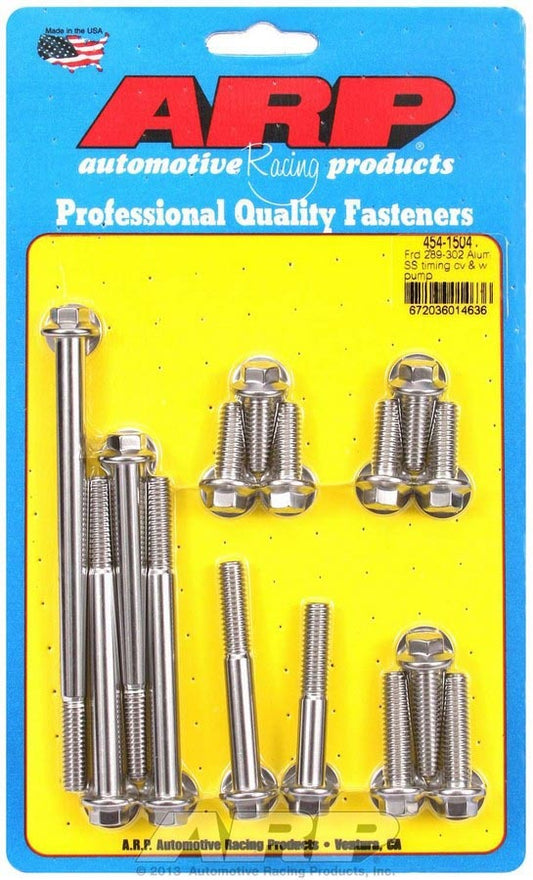 SBF S/S T/C & W/P Bolt Kit 6pt.