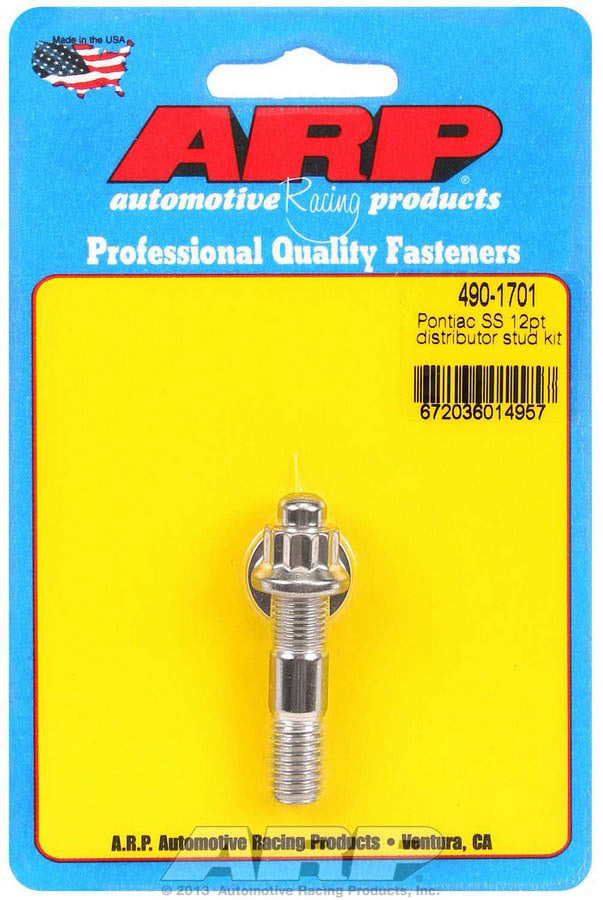 Pontiac 12pt Distributor Stud Kit Stainless Steel