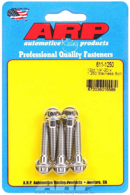 S/S Bolt Kit - 12pt. (5) 1/4-20 x 1.250