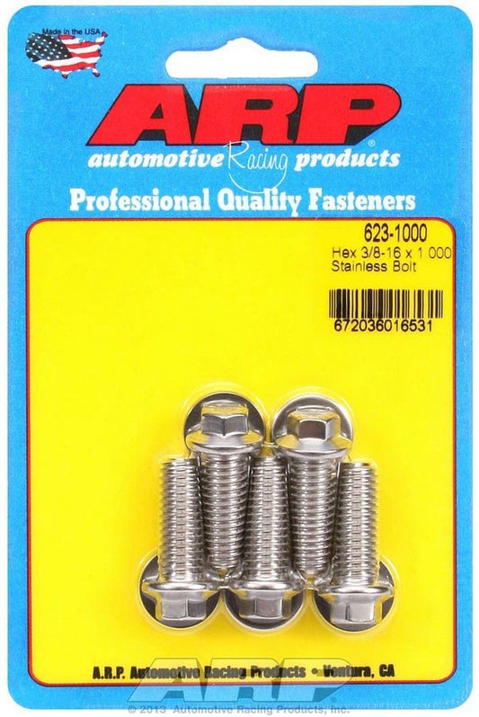 S/S Bolt Kit - 6pt. (5) 3/8-16 x 1.000