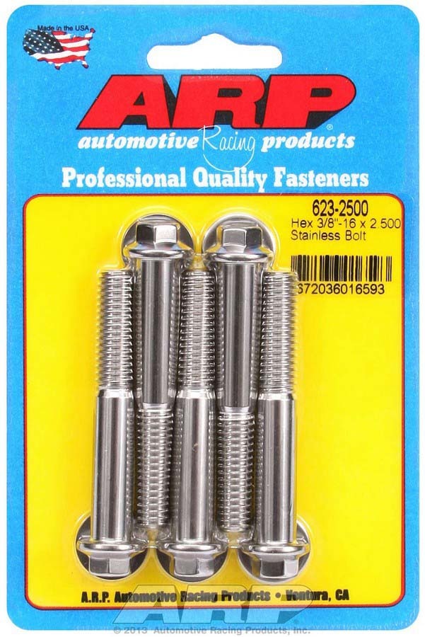 S/S Bolt Kit - 6pt. (5) 3/8-16 x 2.500