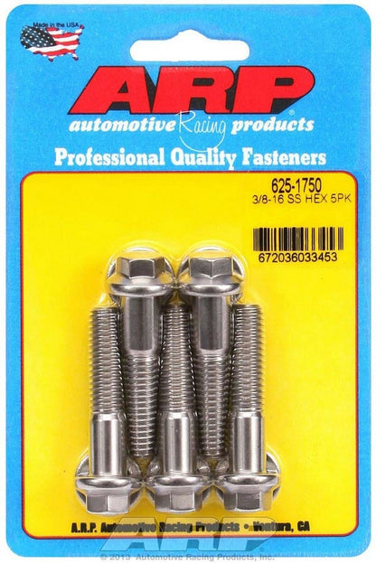 S/S Bolt Kit - 6pt. (5) 3/8-16 x 1.750