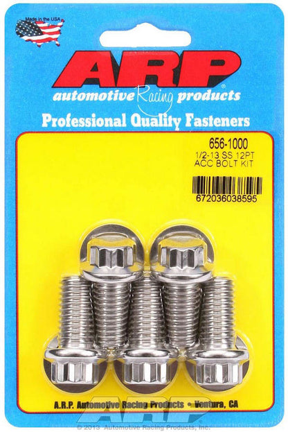 S/S Bolt Kit - 12pt. (5) 1/2-13 x 1.000