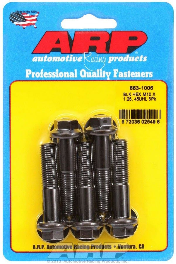 Bolt Kit - 6pt 5pk 10mm x 1.25 x 45mm