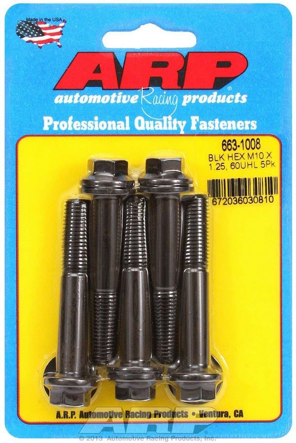 Bolt Kit - 6pt. (5) 10mm x 1.25 x 60mm