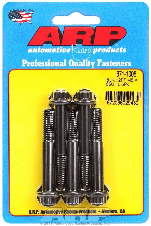 Bolt Kit - 12pt. (5) 8mm x 1.25 x 55mm