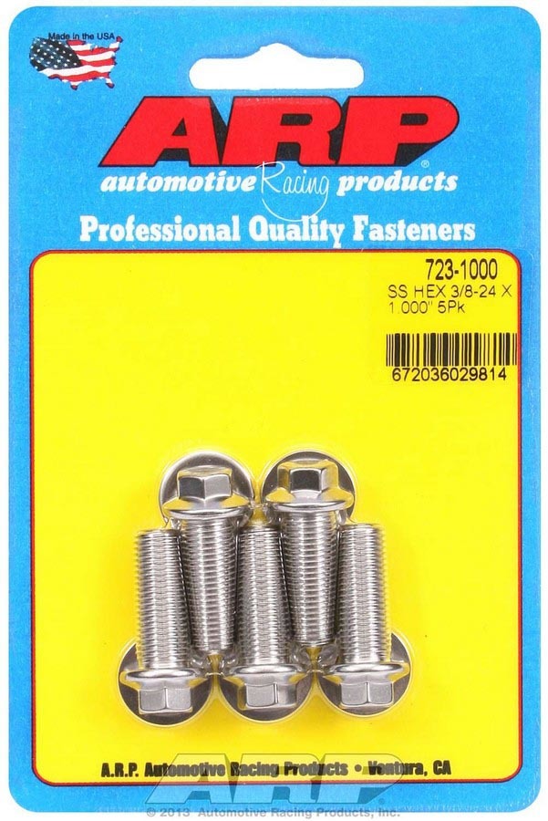 S/S Bolt Kit - 6pt. (5) 3/8-24 x 1.000