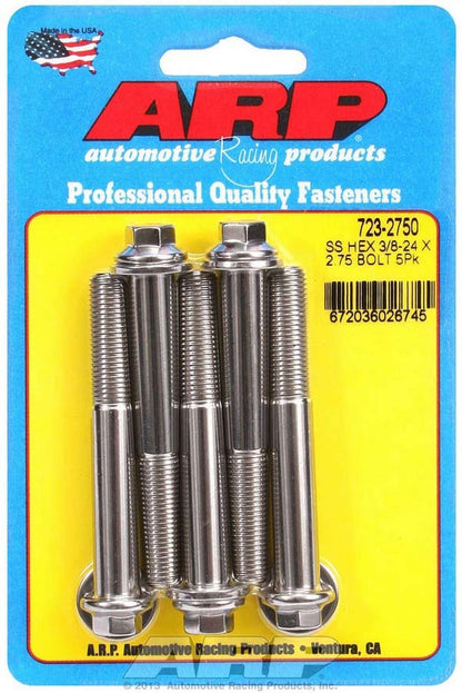 S/S Bolt Kit - 6pt. (5) 3/8-24 x 2.750