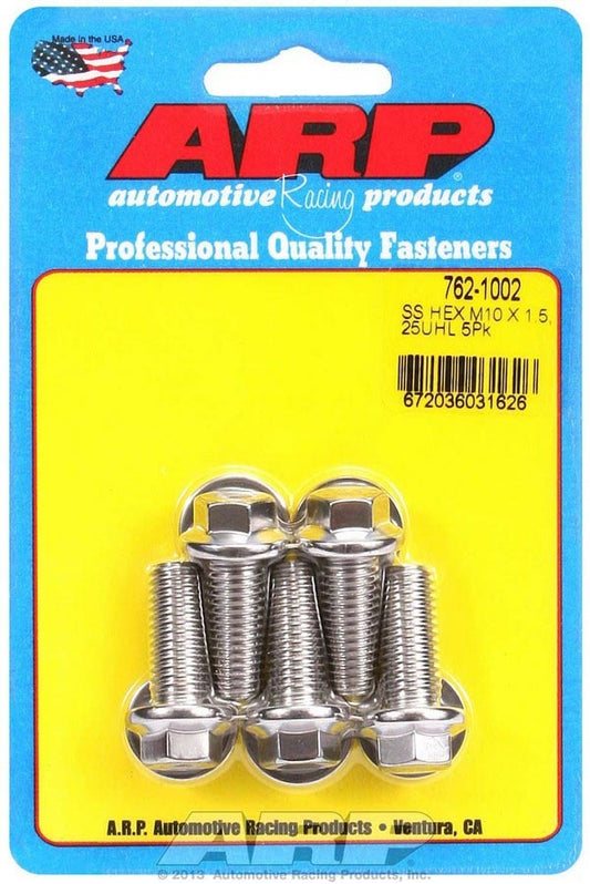 S/S Bolt Kit - 6pt. (5) 10mm x 1.5 x 25mm