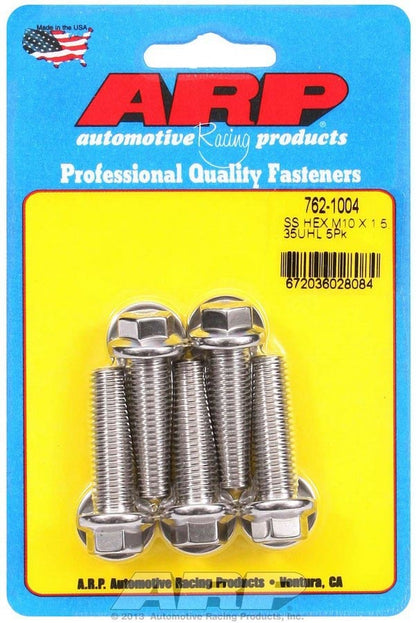 S/S Bolt Kit - 6pt. (5) 10mm x 1.5 x 35mm