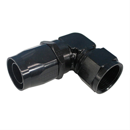 16an Low Profile 90-Deg Hose End Black