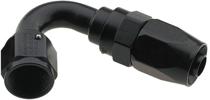 Hose Fitting #8 120 Deg Pro-Flow Black