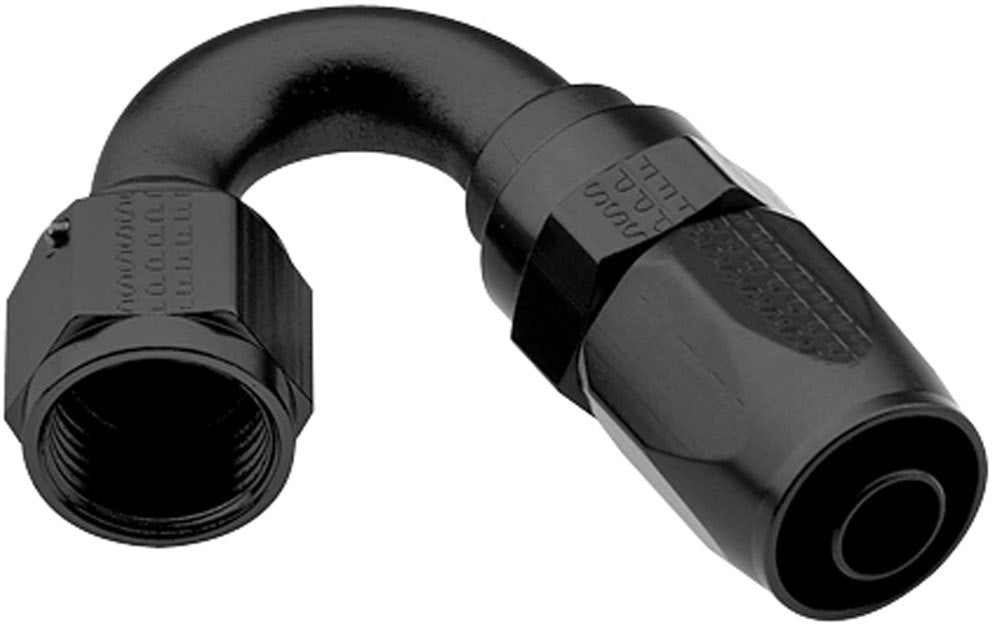 Hose Fitting #6 150 Deg Pro-Flow Black