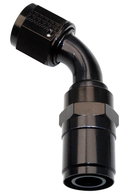 #6 Race-Rite Crimp-On Hose End 45-Degree