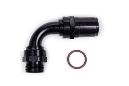 #10 Race-Rite Crimp-On Hose End 90-Degree