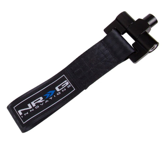 Tow Strap Track Black Subaru BRZ / FRS