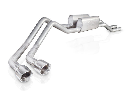 2004-08 F150 Stainless Works Catback Turbo Chambered Mufflers Side Exit Performance Connect