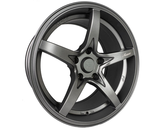 Stage Wheels Monroe 17x8.5 +30mm 5x120 CB: 74.1 Color: Matte Gun Metal