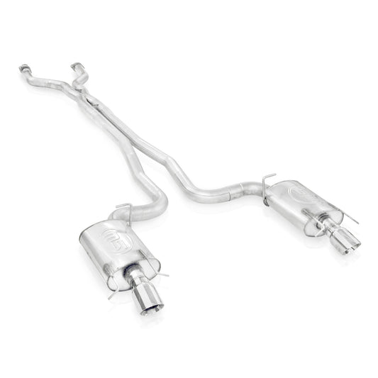 2009-15 Cadillac CTS-V Stainless Works Catback Dual Turbo Chambered Mufflers Factory Connect