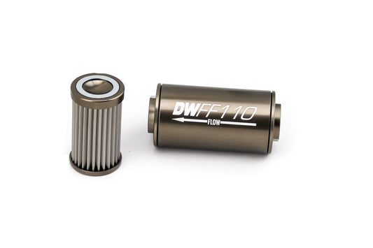 Fuel Filter 8an Female ORB Ports 110mm Length