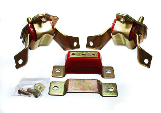 5.0L Mustang Motor Mounts & Trans- Red