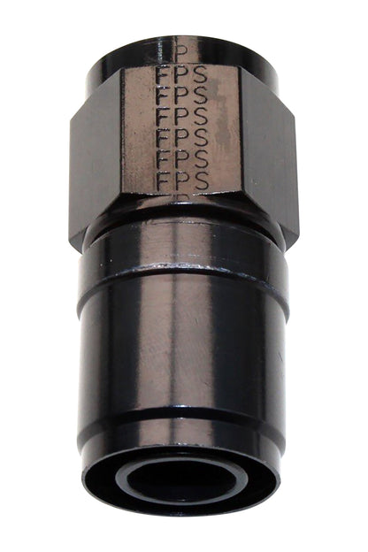 #6 Race-Rite Crimp-On Hose End Straight