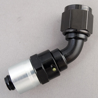 #16 45-Deg Crimp Hose Fitting