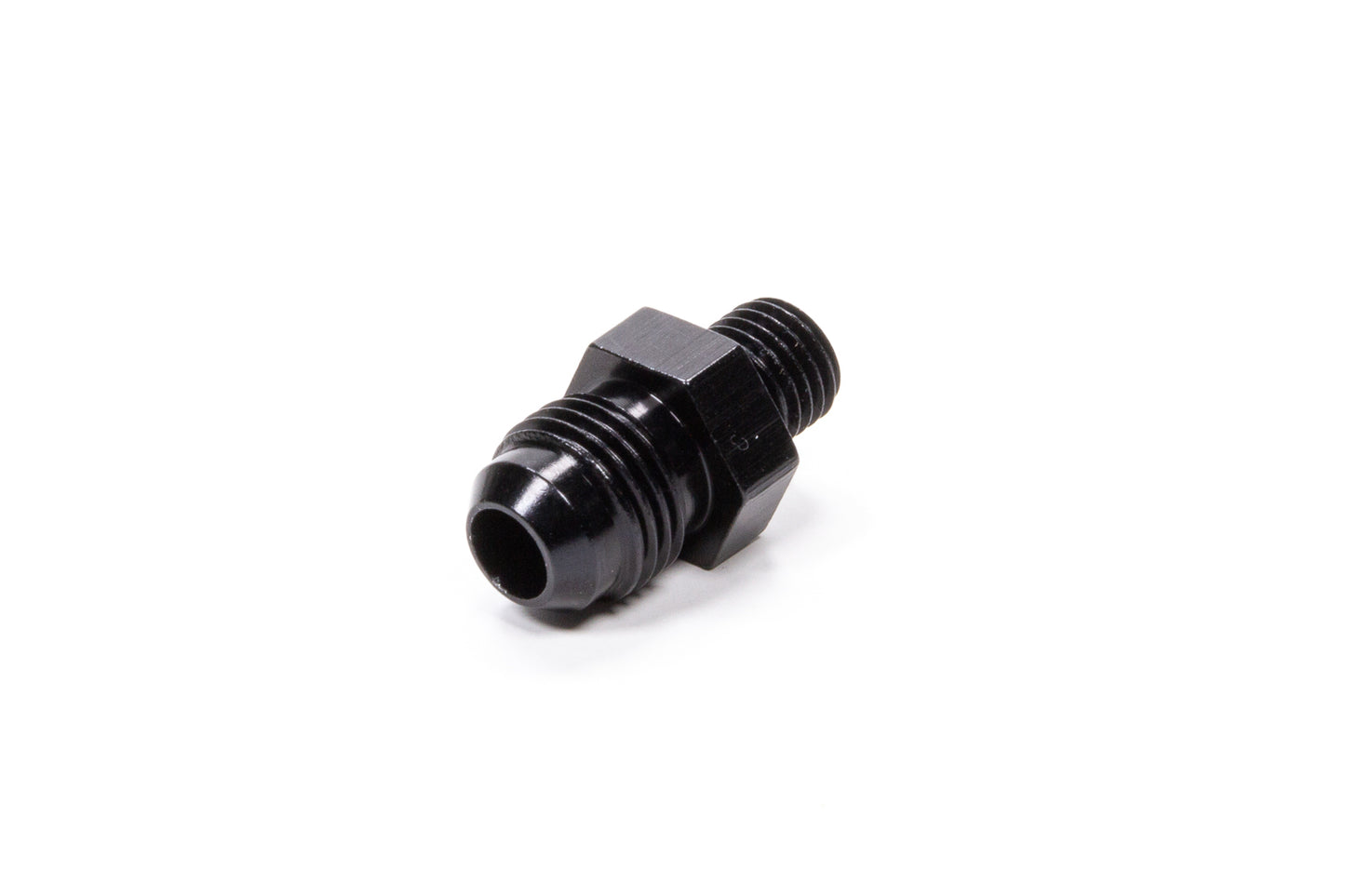 Straight Adapter Fitting #6 x 1/4 MPT Black